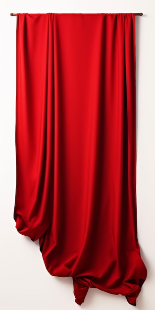 a red curtain with a white background that says quot the word quot on it