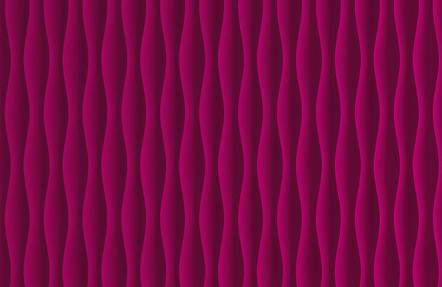 Red curve 3d wall background, 3d wallpaper for interior design and wall decoration.