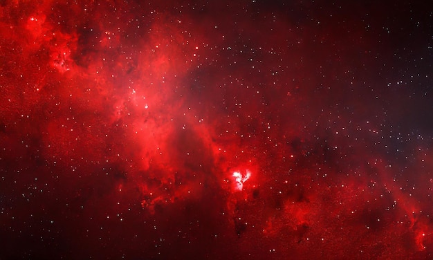 Photo red dark space galaxy background