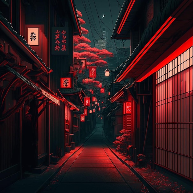 Foto quartiere rosso di tokyo