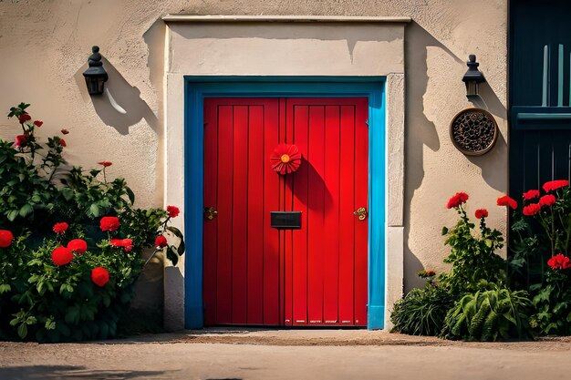 красная дверь с табличкой "Вход воспрещен"