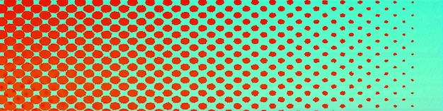 Red dot pattern panorama design background