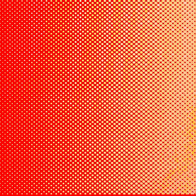 Photo red dots pattern gradient square background