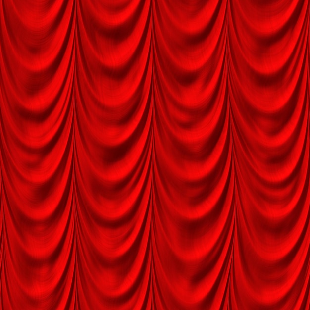 Red drapes