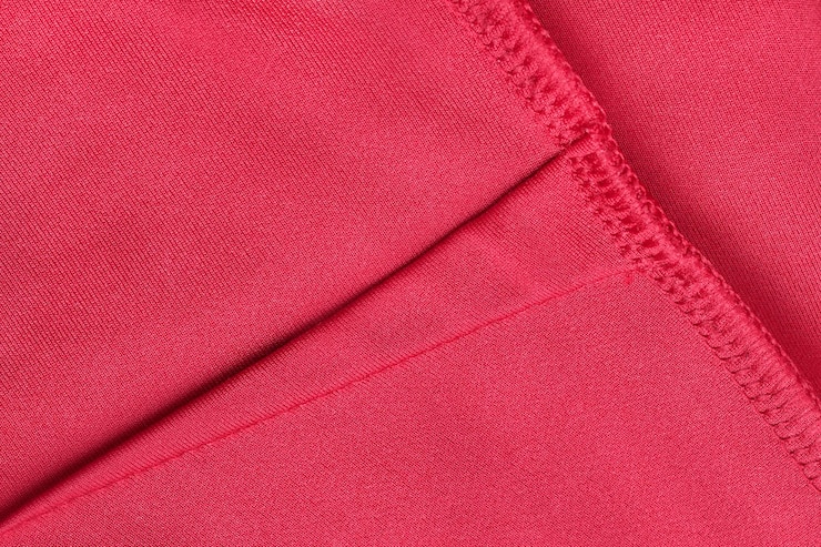 फोटो red fabric background