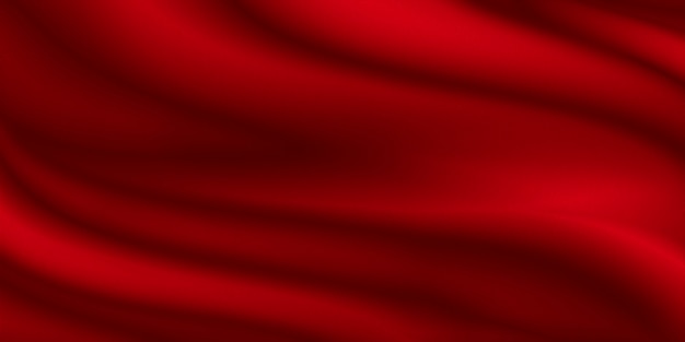 Red fabric texture background illustration