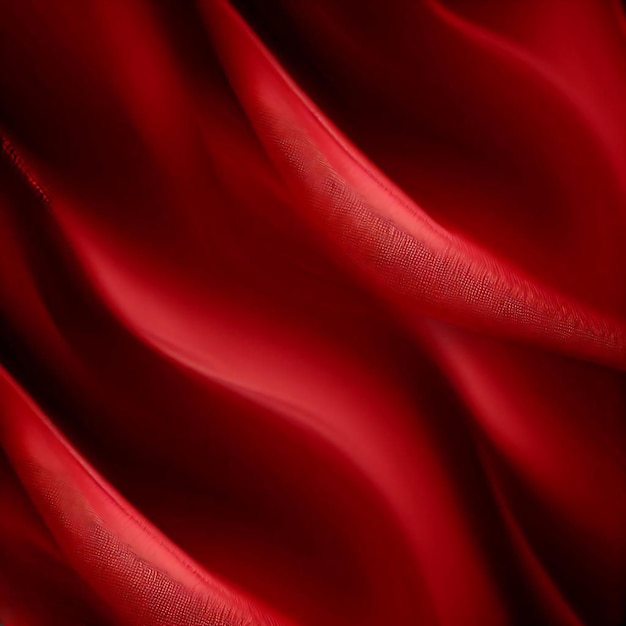 Red Fabric Texture Background