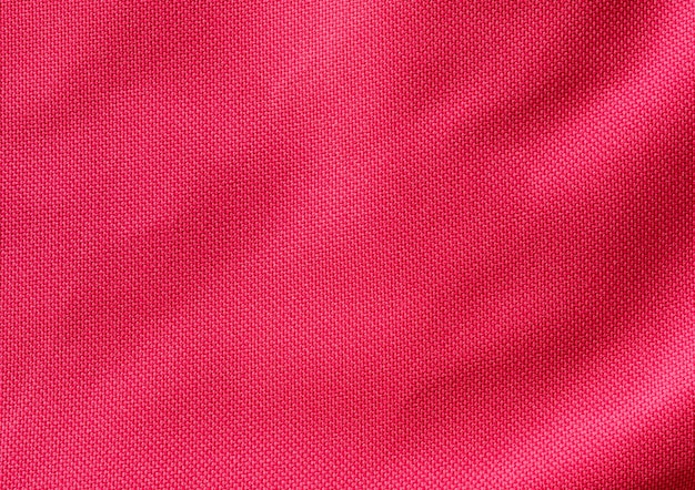 Red fabric texture background