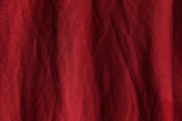 Red fabric texture surface design