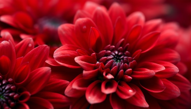 Red flower background