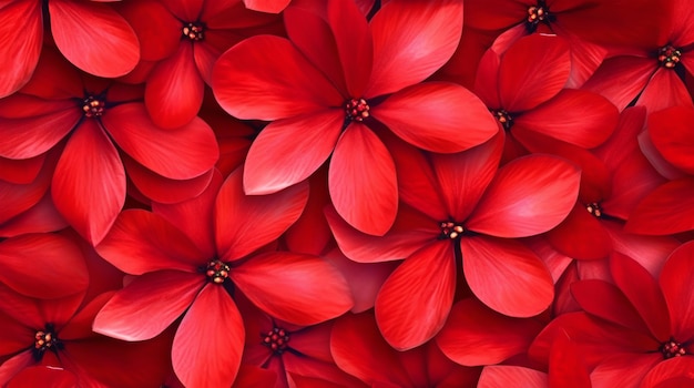 赤い花の背景