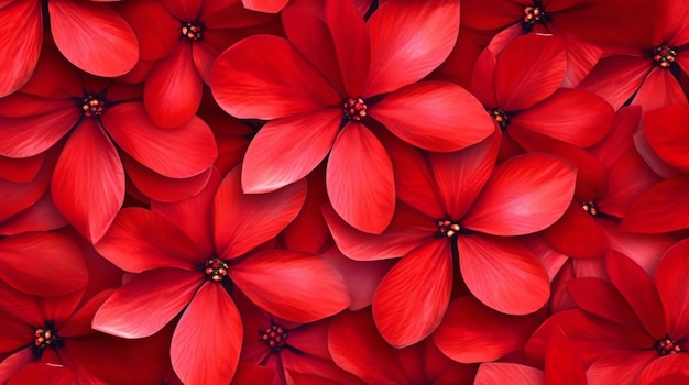 Red flower background