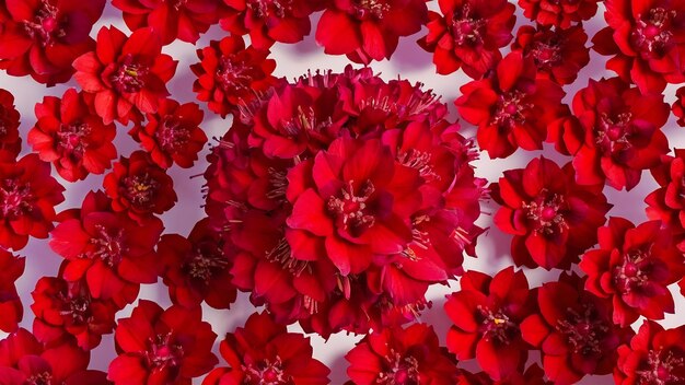 Photo red flower bombax ceiba on white background