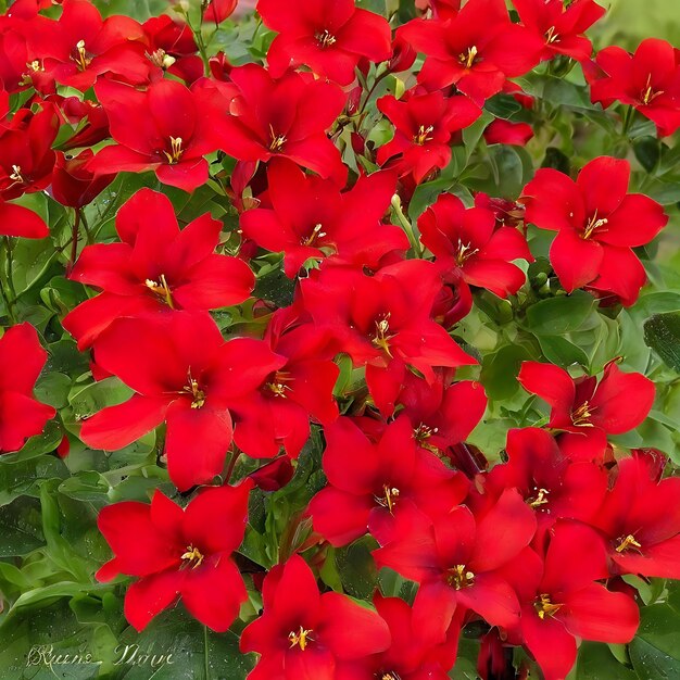 Red flowers