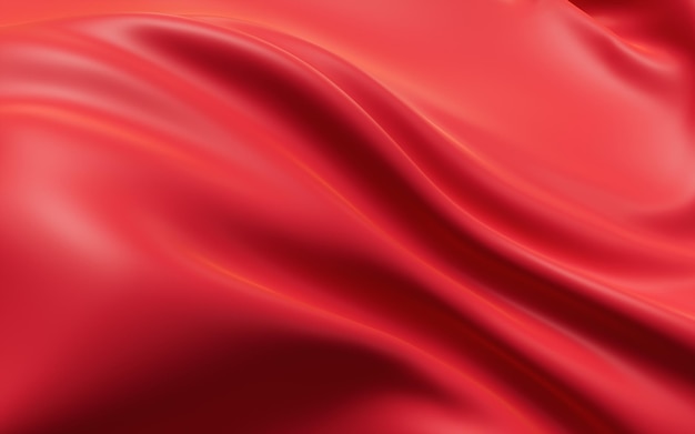 Красная летающая одежда 3d рендеринг