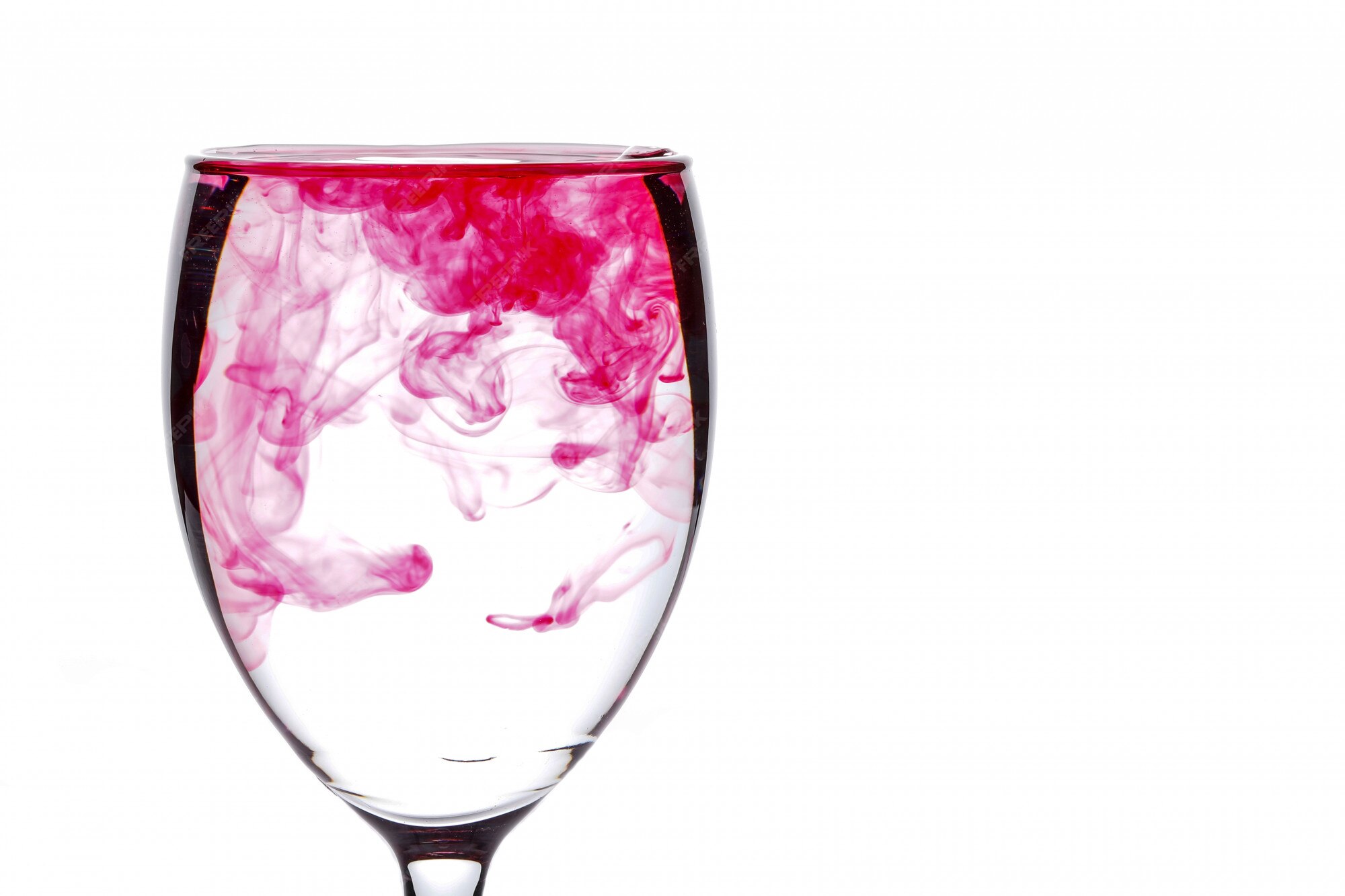Premium Photo Red Food Coloring Diffuse In Water Inside Wine Glass premium-photo-red-food-coloring-diffuse-in-water-inside-wine-glass