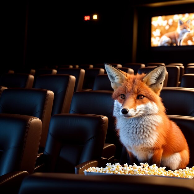 A Red Foxs Movie Adventure