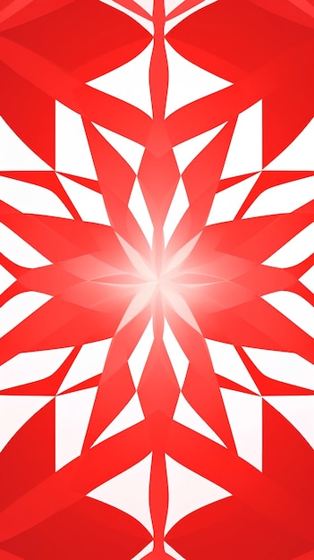 Red geometric background white wallpaper for phone