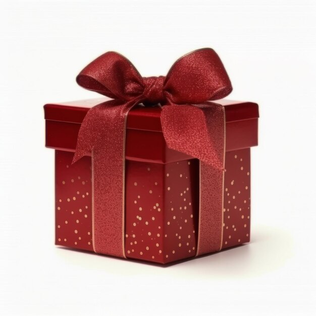 Red Gift Box With Large Bow