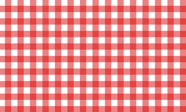red gingham pattern background picnic style