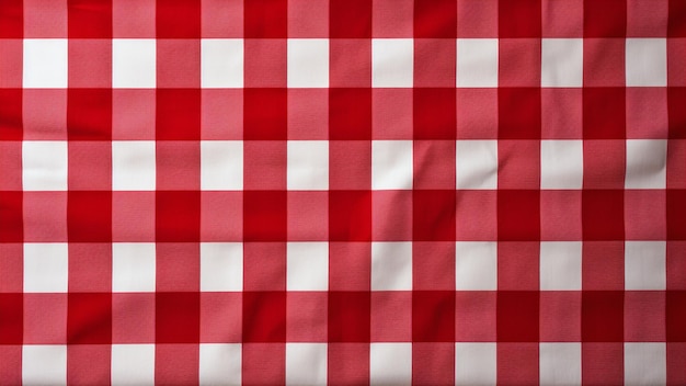 Photo red gingham texture