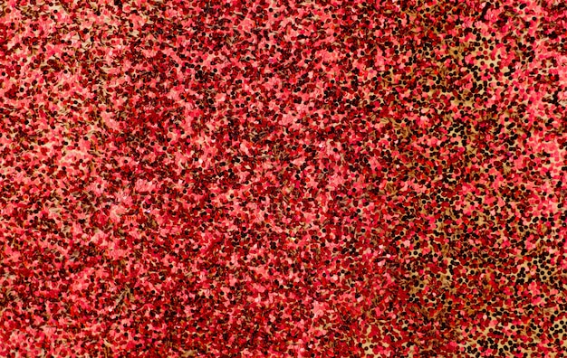 Red glitter texture background, sparkle holiday background