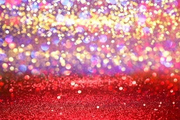 Premium Photo | Red glitter texture christmas abstract background