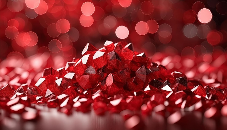 Photo red glitter