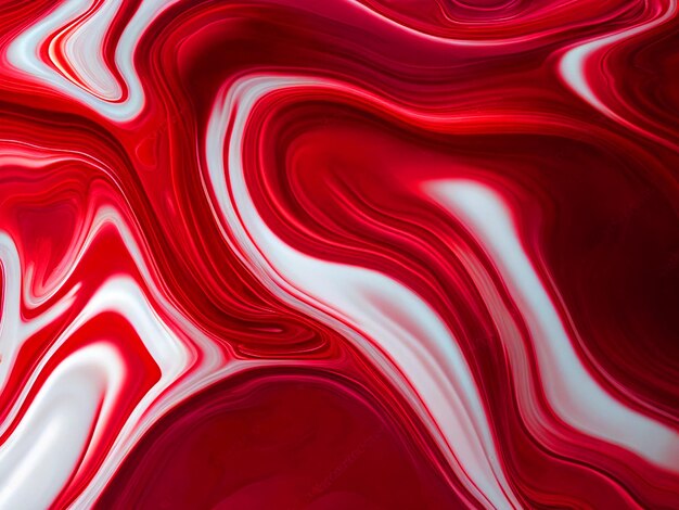 red glossy liquid marble pattern monochromatic background image