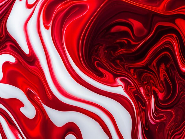 red glossy liquid marble pattern monochromatic background image