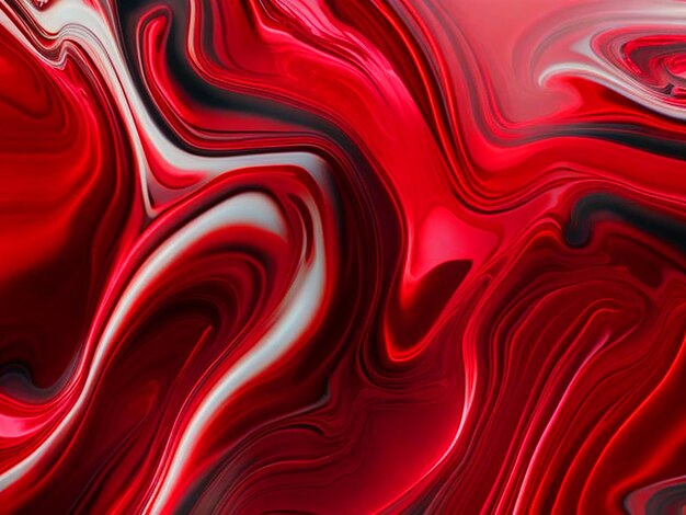 red glossy liquid marble pattern monochromatic background image