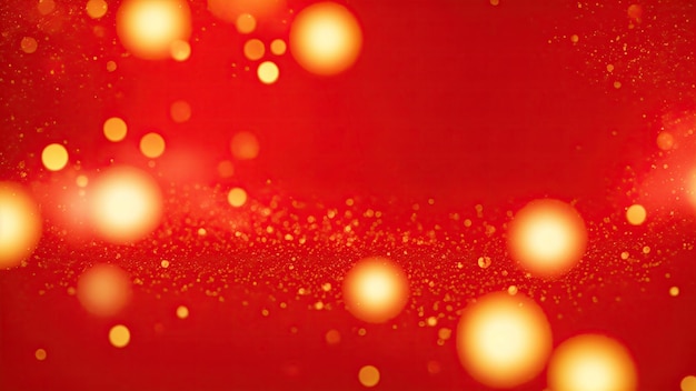 Foto sfondio bokeh astratto rosso e oro