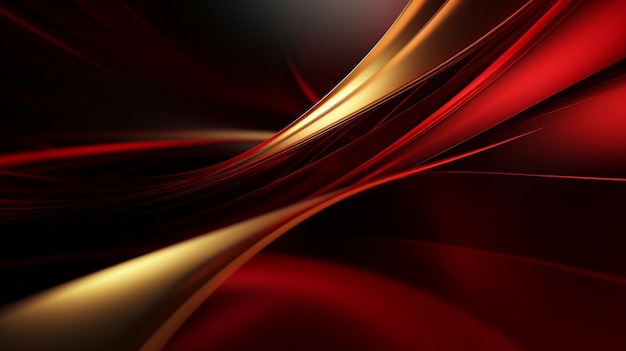 Red and gold background with a black background