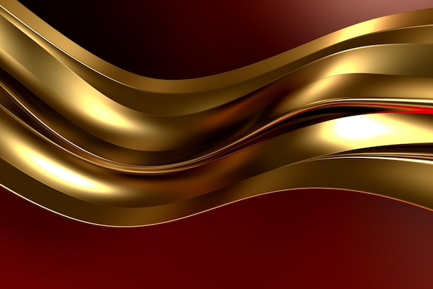 A red and gold background with a gold background