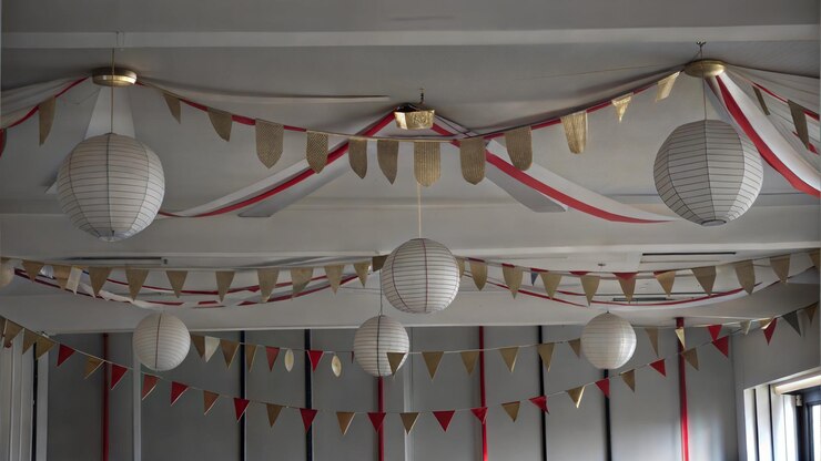 Photo 赤と金のクリスマス装飾