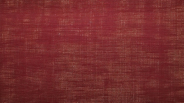 A red and gold fabric with a rough texture.