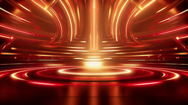 red gold futuristic abstract luxury background