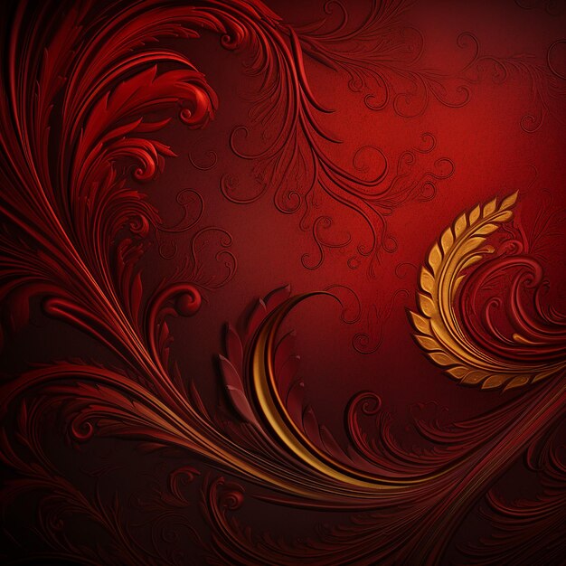 Photo red and gold gradient background