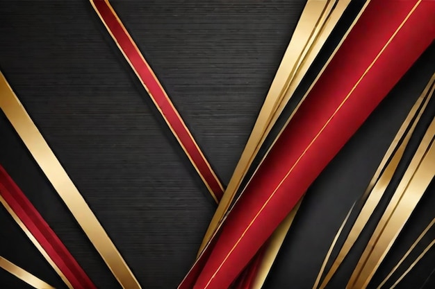 Red and gold lines award background