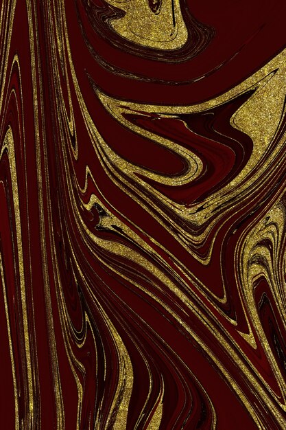 Red and gold marble abstract background