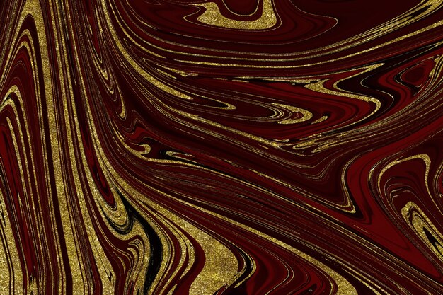 Red and gold marble abstract background