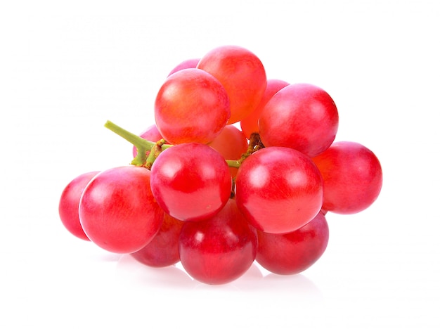 Red grape isolated