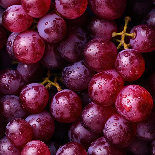 Red Grapes as seamless tiles