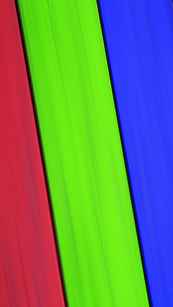 A red and green background with a blue background and the word " on the bottom right ".