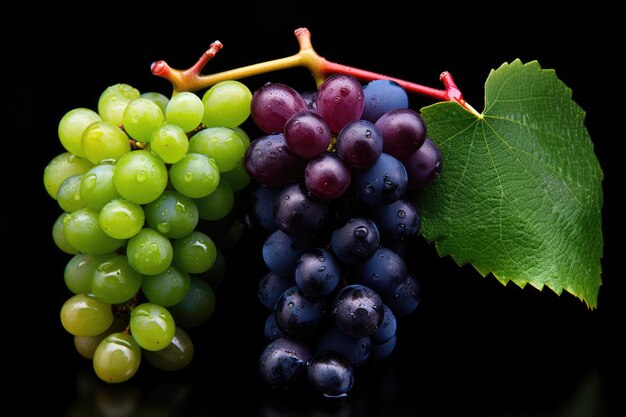 Foto uva rossa, verde e blu