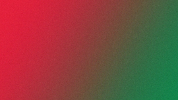 Red and green color grain gradient background