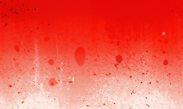 Photo red grunge background texture of old paper with spots of paint