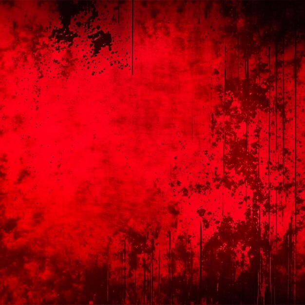 Red grunge texture background with bloody scratches or red texture or red abstract background