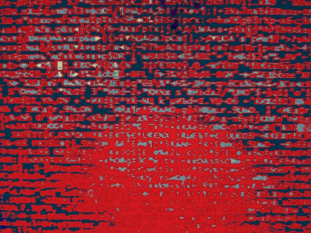 Красный хакерский код иллюстрации фона hd