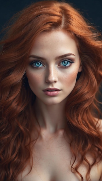 Red Hair ginger woman